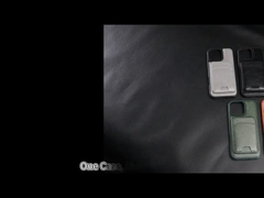 PU Leather Phone Case Magsafe Wallet Card Holder For IPhone Samsung